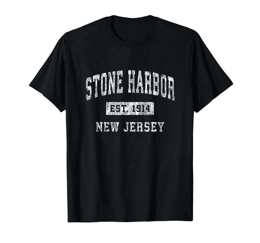 Stone Harbor New Jersey Nj Established T-Shirt - Graphic Print for Adults - T-Shirt, Sweatshirt, Hoodie