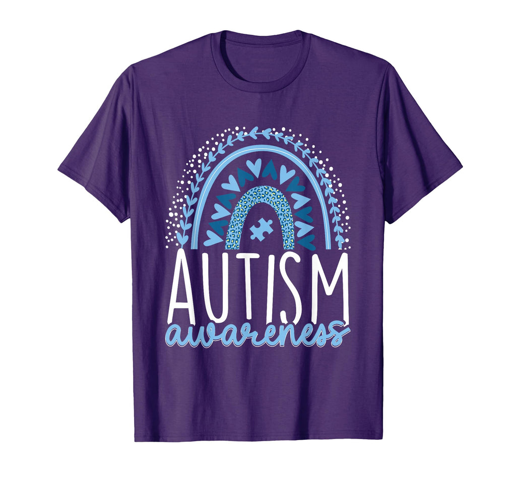 Autism Rainbow Autistic Pride Inclusion T-Shirt - Novelty Apparel Unisex - T-Shirt, Sweatshirt, Hoodie