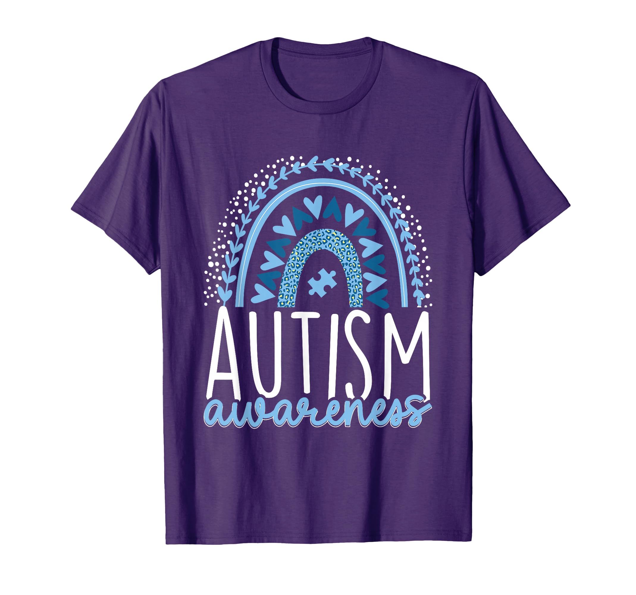 Autism Rainbow Autistic Pride Inclusion T-Shirt - Novelty Apparel Unisex - T-Shirt, Sweatshirt, Hoodie