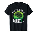 End Stigma Mental Health Matters T-Shirt - Aesthetic Graphic for Adults - T-Shirt, Sweatshirt, Hoodie