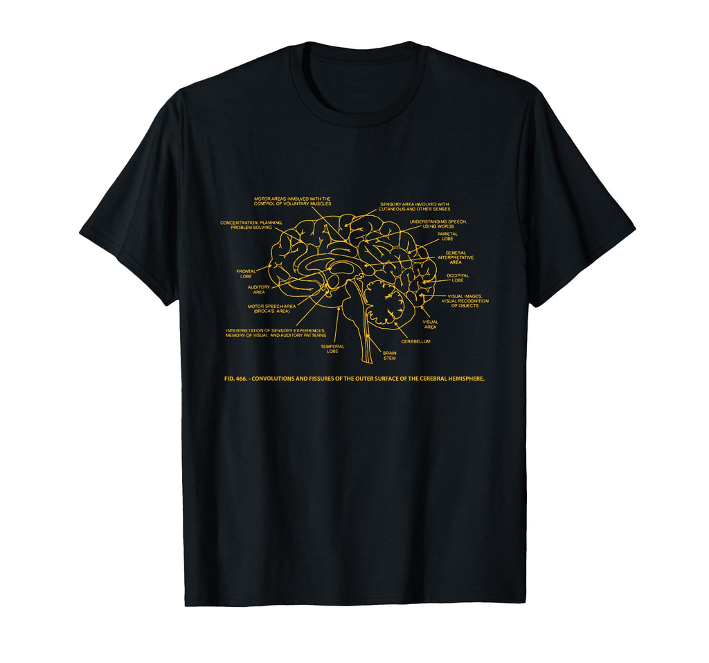 Human Anatomy Brain Medical Student T-Shirt - Trendy Graphic Unisex - T-Shirt, Sweatshirt, Hoodie