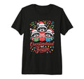 Overstimulated But Festive Raccoon Tri T-Shirt - Fun Novelty Design Unisex - T-Shirt, Sweatshirt, Hoodie