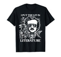 Lit Literature Edgar Allan Poe Writer T-Shirt - Custom Art Print Unisex - T-Shirt, Sweatshirt, Hoodie
