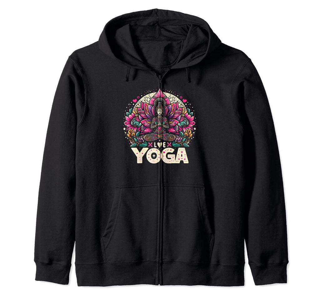 Power Yoga Strength And Mindfulness Hoodie - Unique Graphic for Adults - T-Shirt, Sweatshirt, Hoodie