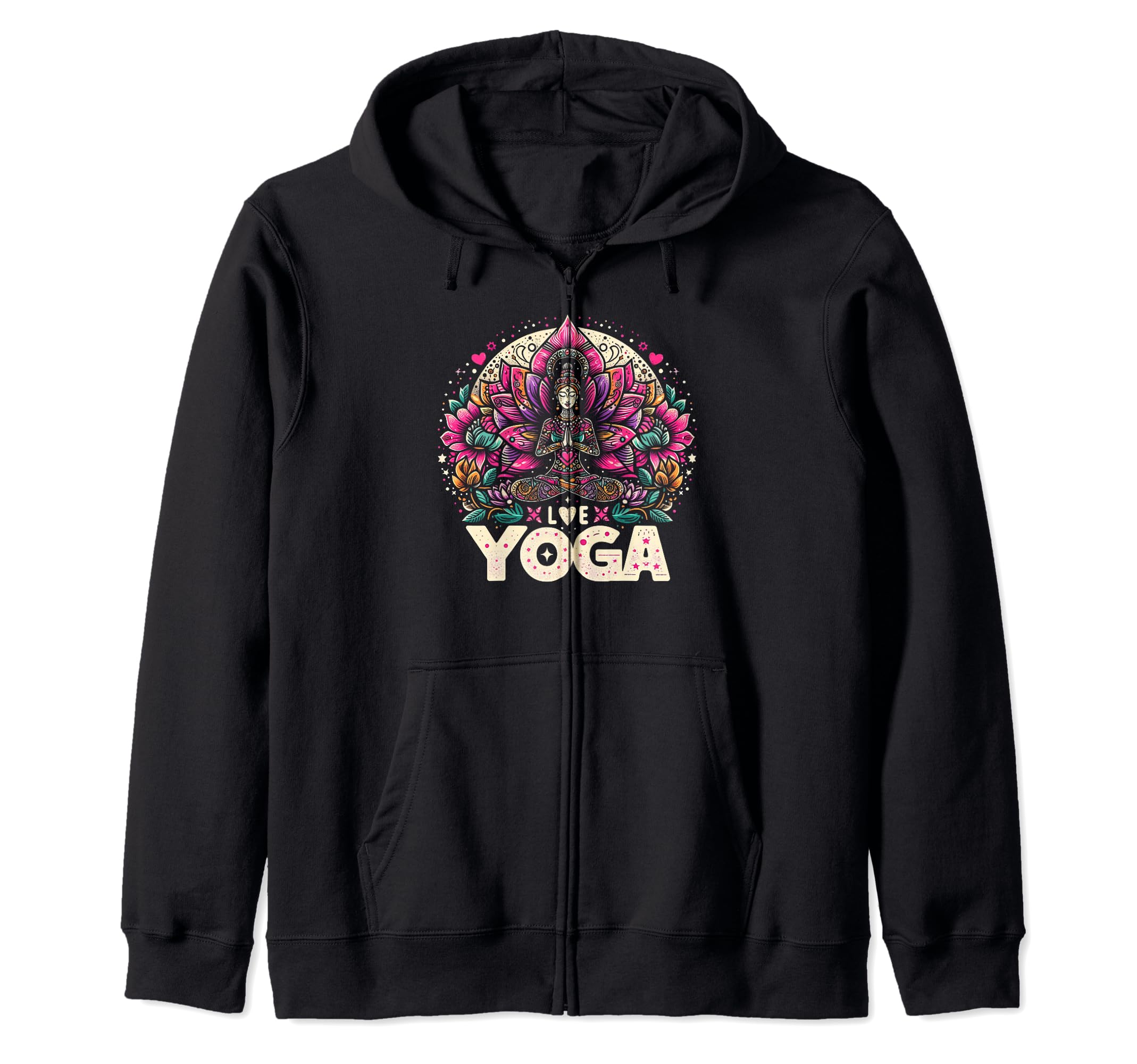 Power Yoga Strength And Mindfulness Hoodie - Unique Graphic for Adults - T-Shirt, Sweatshirt, Hoodie
