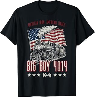 Big Boy 4014 American Steam Train Vintage Men Women Kids T-Shirt Unisex T-shirt, Sweatshirt, Hoodie, Long Sleeve Tee - T-Shirt, Sweatshirt, Hoodie