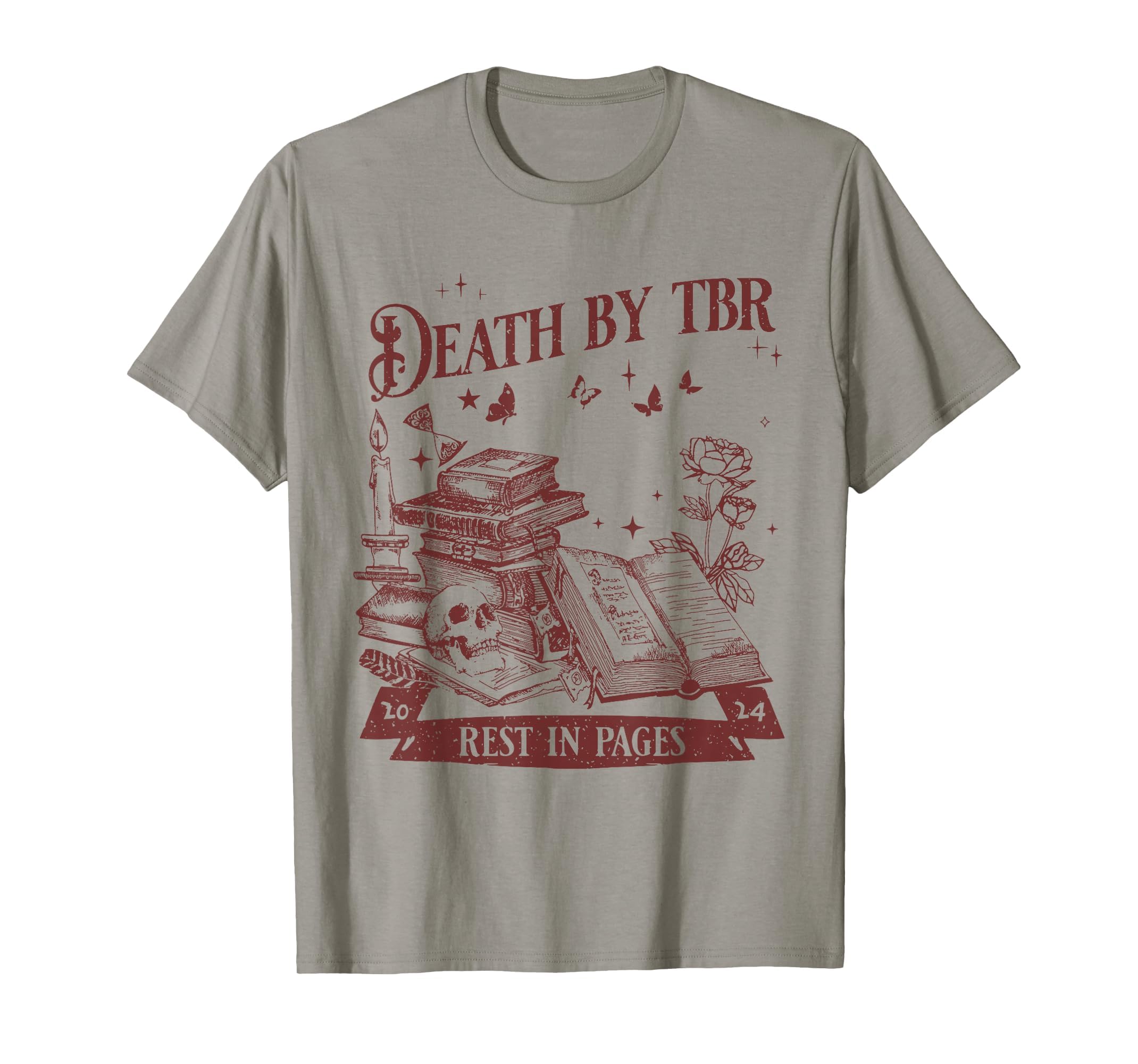 Death Tbr My To Be Read Will Be Death Me T-Shirt - Custom Art Print Unisex - T-Shirt, Sweatshirt, Hoodie
