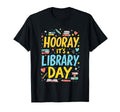 Funny Reading Books Bibliophile Hooray T-Shirt - Graphic Print Men Women - T-Shirt, Sweatshirt, Hoodie