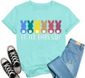 Easter Shirts for Women Easter Bunny T-Shirt Colorful Rabbit Print Tee Tops Unisex T-shirt, Sweatshirt, Hoodie, Long Sleeve Tee - T-Shirt, Sweatshirt, Hoodie