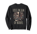 Lost Sea Books Book Reading Bookworm Sweatshirt - Trendy Graphic Men Women - T-Shirt, Sweatshirt, Hoodie