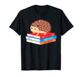 Book Nerd Funny Hedgehog Reading T-Shirt - Streetwear Style Men Women - T-Shirt, Sweatshirt, Hoodie