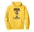 Hold Partner Im Overstimulated Cowboy Hoodie - Novelty Apparel for Adults - T-Shirt, Sweatshirt, Hoodie