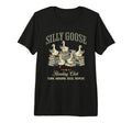 Silly Goose Reading Club Bookish T-Shirt - Fun Novelty Design for Adults - T-Shirt, Sweatshirt, Hoodie