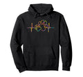 Dog Paw Heartbeat Hoodie - Novelty Apparel Men Women - T-Shirt, Sweatshirt, Hoodie