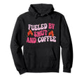 Fueled Smut And Coffee Romance Book Hoodie - Minimalist Print Men Women - T-Shirt, Sweatshirt, Hoodie
