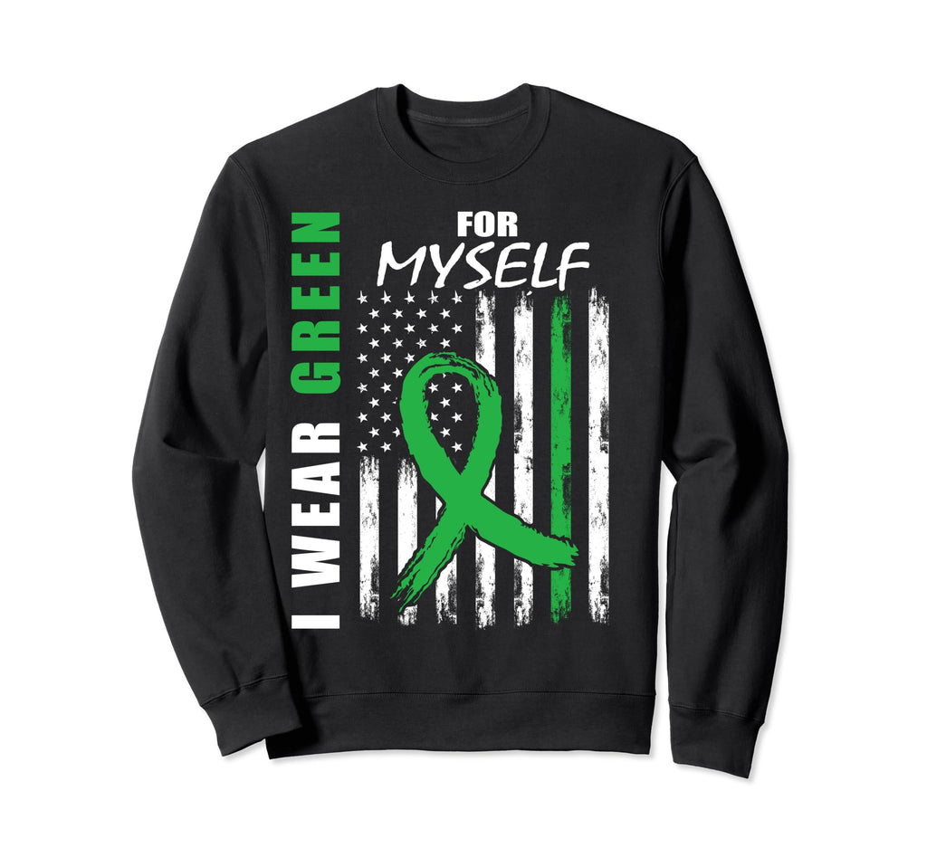 Mental Health Awareness Green Sweatshirt - Novelty Apparel for Adults - T-Shirt, Sweatshirt, Hoodie