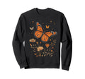 Monarch Butterfly Natural Sweatshirt - Casual Everyday Wear for Adults - T-Shirt, Sweatshirt, Hoodie