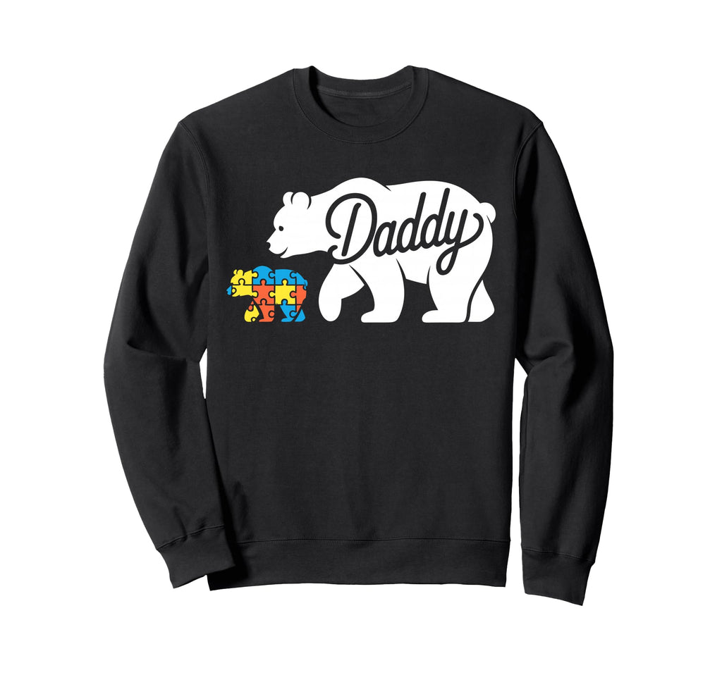 Daddy Autism Dad Autistic Child Sweatshirt - Aesthetic Graphic Unisex - T-Shirt, Sweatshirt, Hoodie