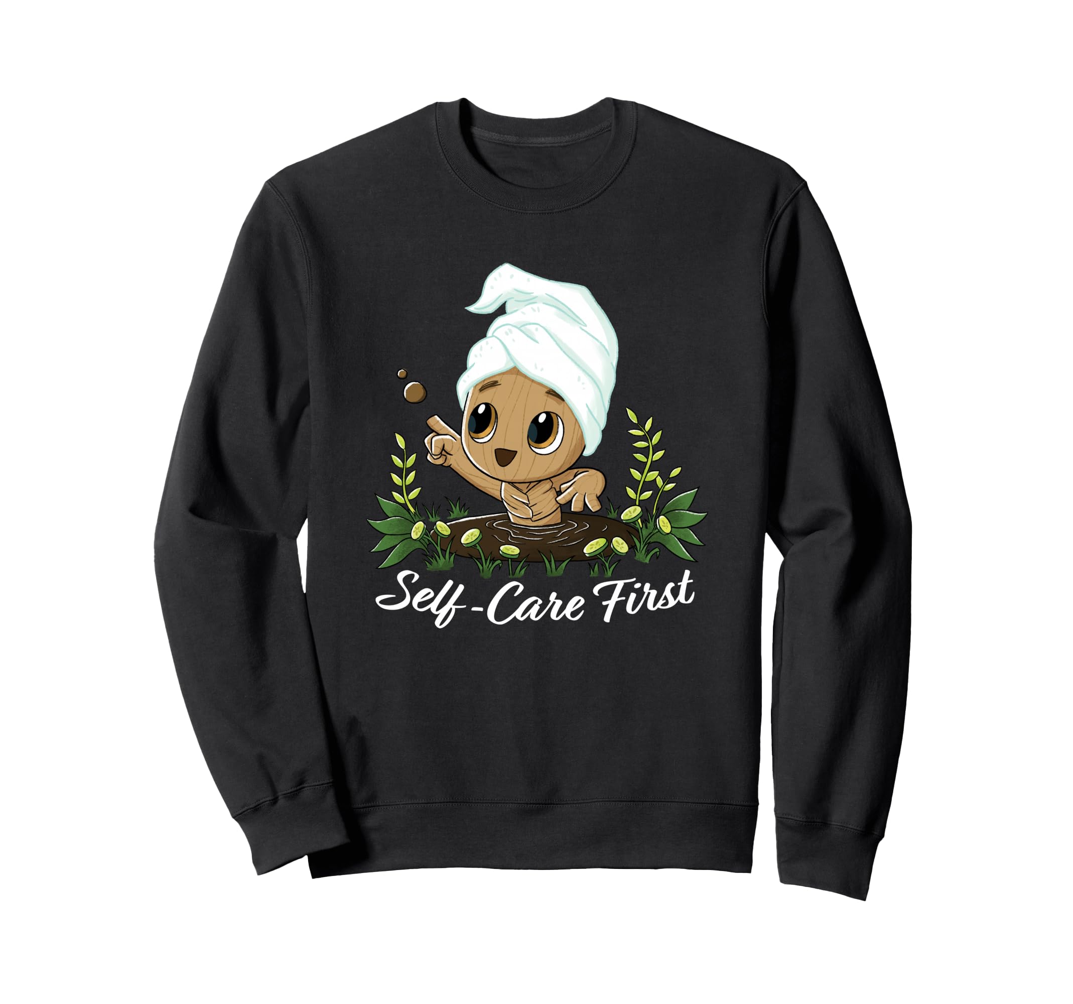 Marvel Super Heroes Groot Self Care Sweatshirt - Unique Graphic Men Women - T-Shirt, Sweatshirt, Hoodie
