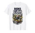 Books Are My Therapy Bookworm Reader T-Shirt - Aesthetic Graphic for Adults - T-Shirt, Sweatshirt, Hoodie