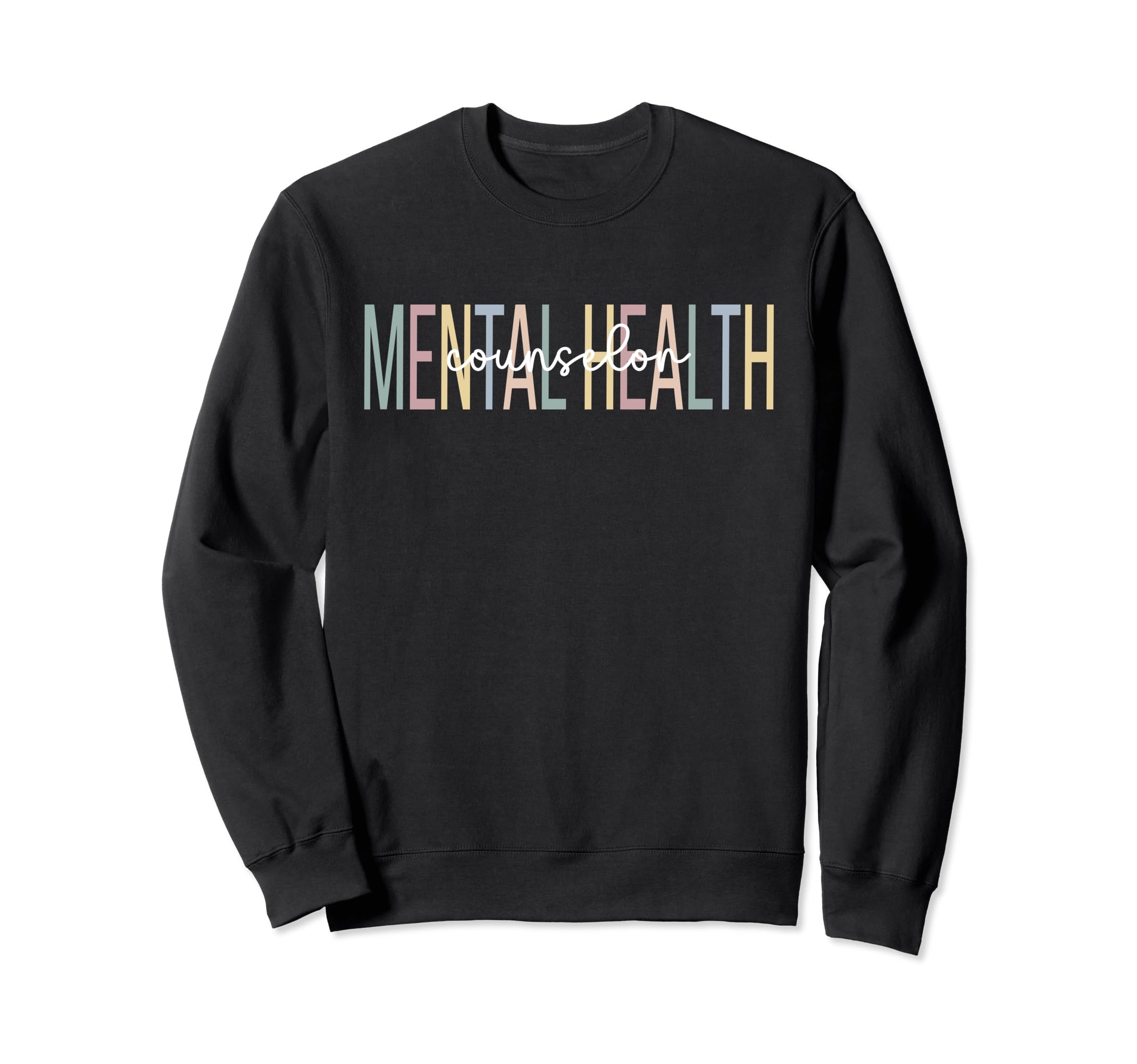 Mental Health Counselor Boho Sweatshirt - Fun Novelty Design for Adults - T-Shirt, Sweatshirt, Hoodie
