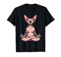 Meditation Sphynx Yoga Pose Relaxing T-Shirt - Graphic Print Men Women - T-Shirt, Sweatshirt, Hoodie