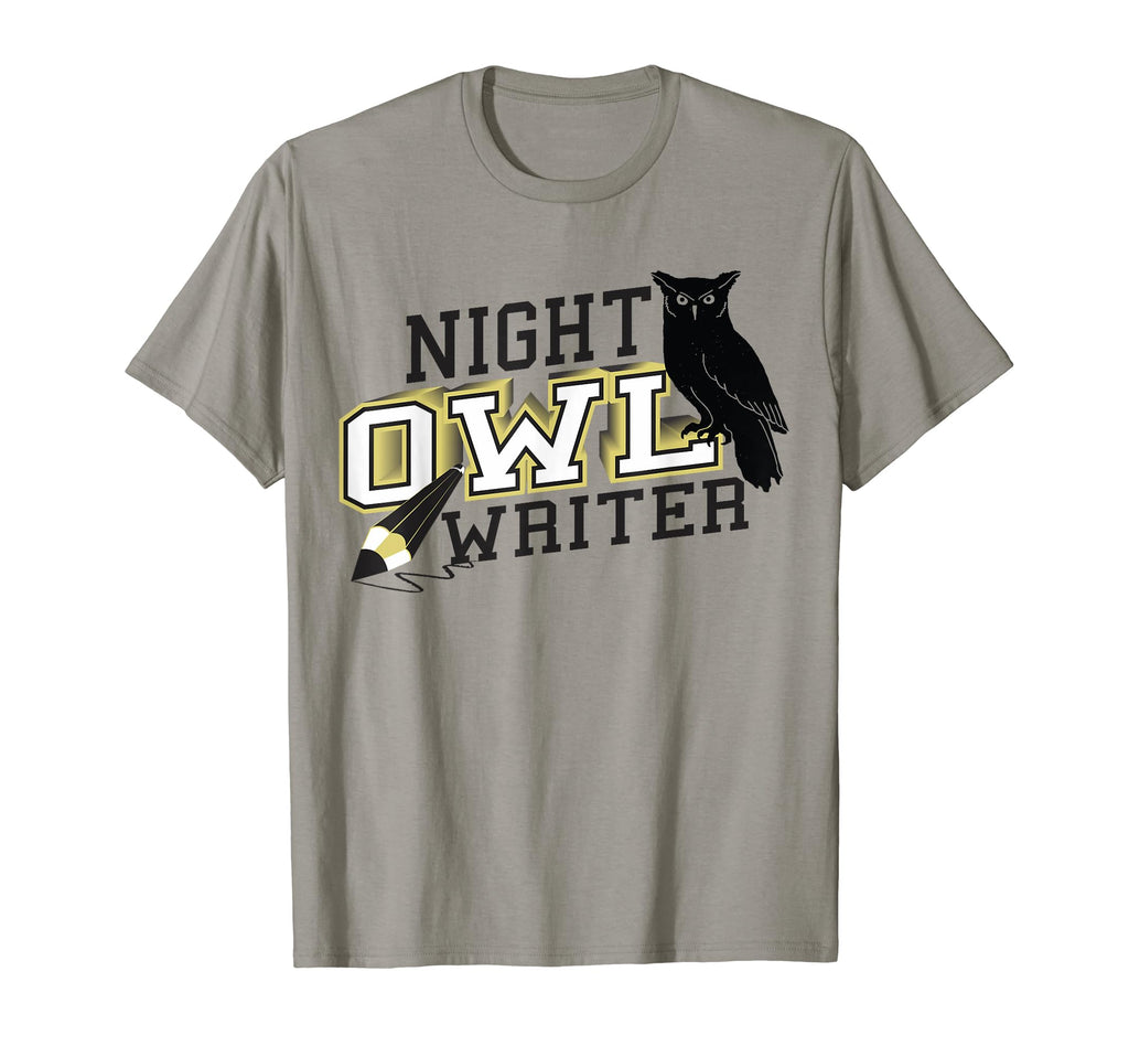 Bookish Bizness Night Owl Writer T-Shirt - Minimalist Print Unisex - T-Shirt, Sweatshirt, Hoodie