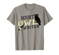Bookish Bizness Night Owl Writer T-Shirt - Minimalist Print Unisex - T-Shirt, Sweatshirt, Hoodie