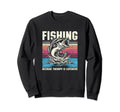 Bass Fishing Mens Sunset Funny Sweatshirt - Unique Graphic for Adults - T-Shirt, Sweatshirt, Hoodie