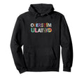 Overstimulated Funny Ransom Note Gen Z Hoodie - Streetwear Style Men Women - T-Shirt, Sweatshirt, Hoodie