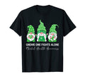 Gnome One Fights Alone Mental Health T-Shirt - Streetwear Style for Adults - T-Shirt, Sweatshirt, Hoodie