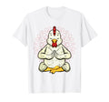 Chicken Yoga Meditation Yoga Poses T-Shirt - Aesthetic Graphic Men Women - T-Shirt, Sweatshirt, Hoodie