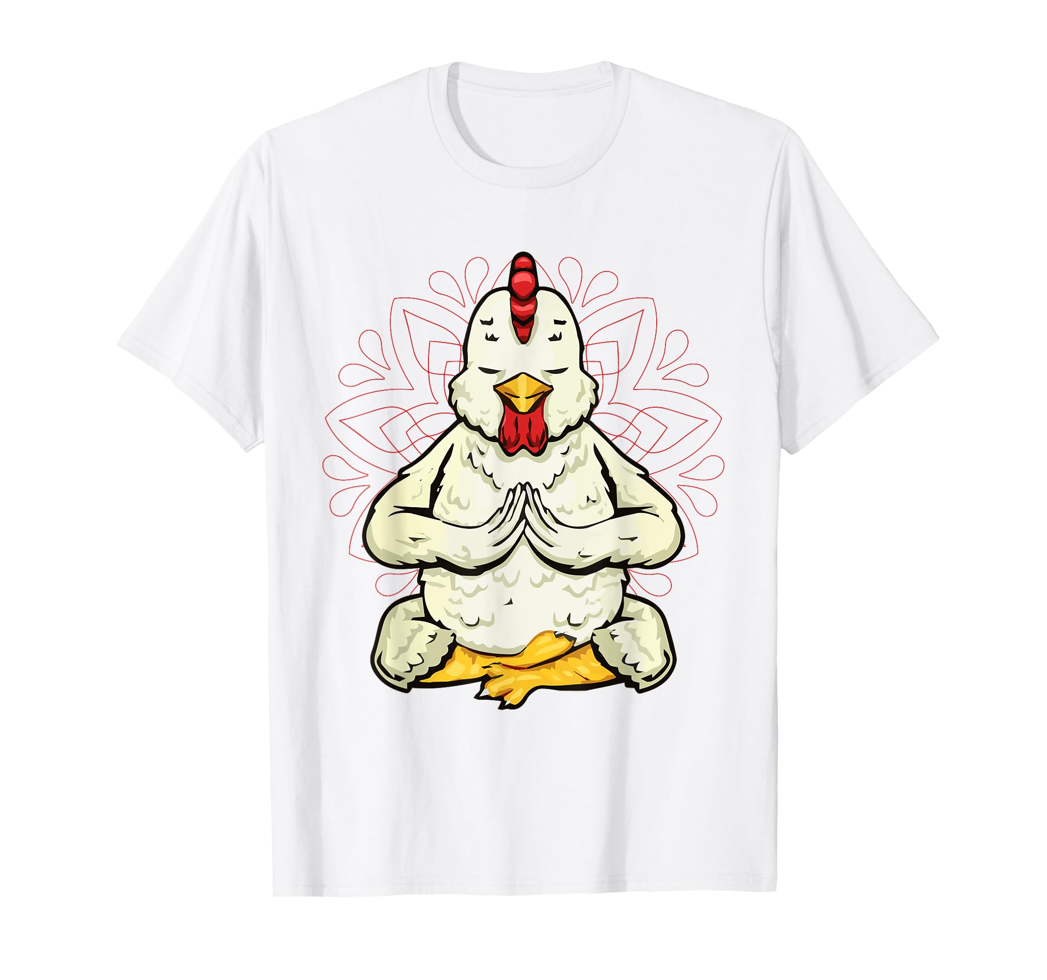 Chicken Yoga Meditation Yoga Poses T-Shirt - Aesthetic Graphic Men Women - T-Shirt, Sweatshirt, Hoodie