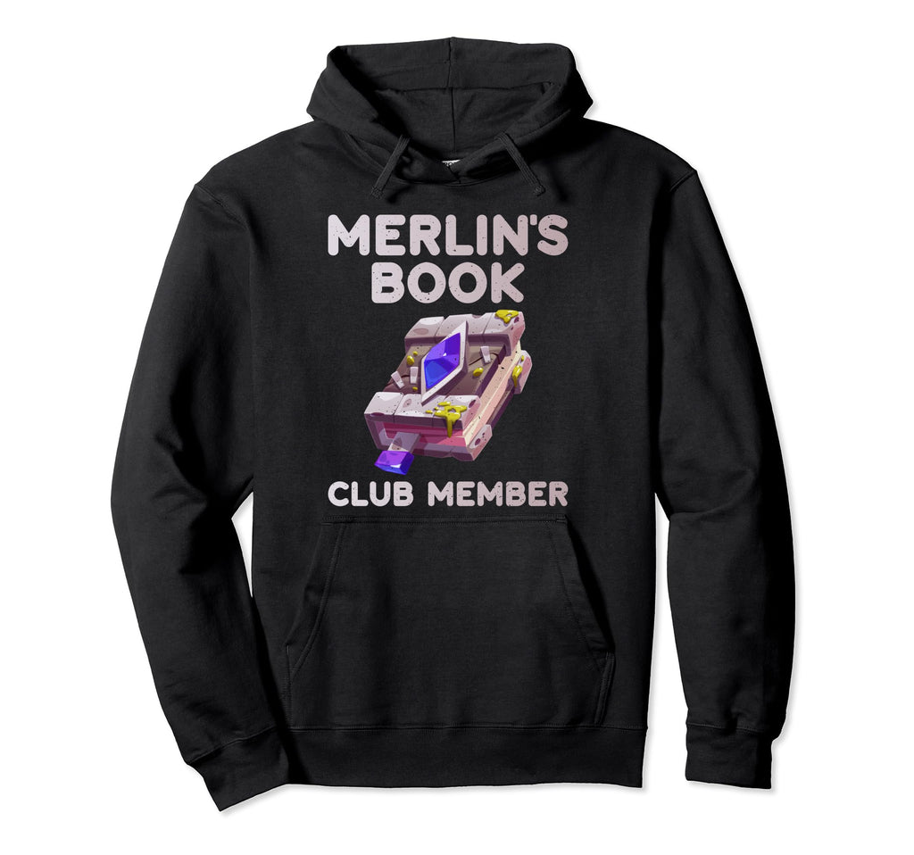 Merlins Book Club Member Fantasy Hoodie - Casual Everyday Wear Men Women - T-Shirt, Sweatshirt, Hoodie