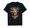 Kickboxing Is My Therapy Jesus My T-Shirt - Minimalist Print for Adults - T-Shirt, Sweatshirt, Hoodie