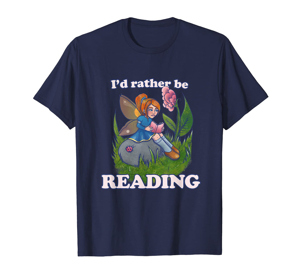 Id Rather Be Reading Library T-Shirt - Unique Graphic Unisex - T-Shirt, Sweatshirt, Hoodie