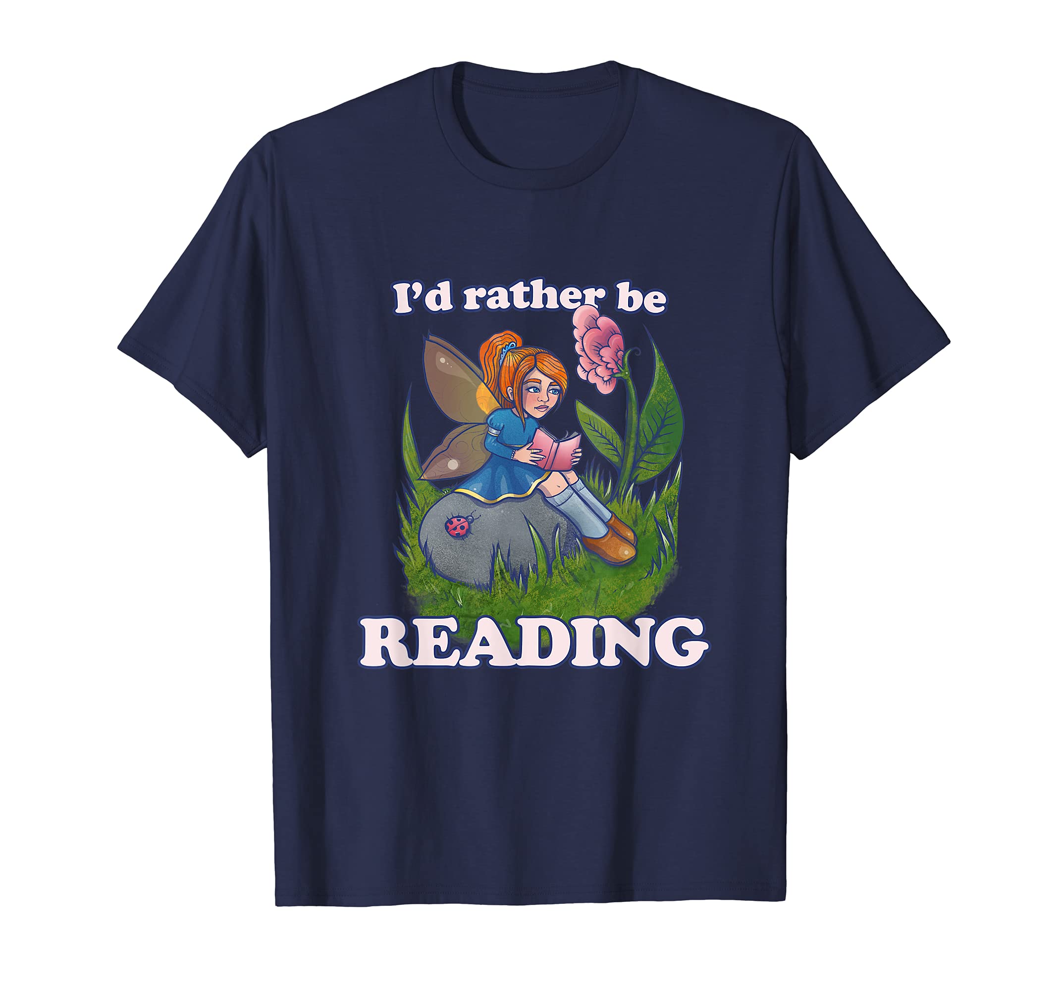 Id Rather Be Reading Library T-Shirt - Unique Graphic Unisex - T-Shirt, Sweatshirt, Hoodie