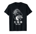 Yin Yang Tiger Dragon Tai Chi Chuan T-Shirt - Minimalist Print for Adults - T-Shirt, Sweatshirt, Hoodie