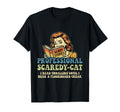 Professional Scaredy Cat Thriller T-Shirt - Fun Novelty Design Men Women - T-Shirt, Sweatshirt, Hoodie