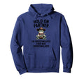 Hold Partner Im Overstimulated Cowboy Hoodie - Unique Graphic for Adults - T-Shirt, Sweatshirt, Hoodie