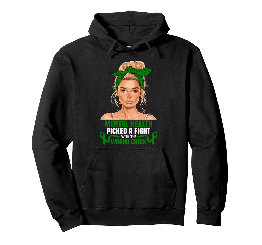 Mental Health Awareness Month Hoodie - Fun Novelty Design Men Women - T-Shirt, Sweatshirt, Hoodie