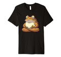 Meditation Frog Toad Yoga Pose Relaxing T-Shirt - Minimalist Print Unisex - T-Shirt, Sweatshirt, Hoodie