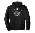 Lotus Flower Moon Phases Zen Yoga Hoodie - Fun Novelty Design Men Women - T-Shirt, Sweatshirt, Hoodie