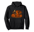 Dragon Reading Book Autumn Leaves Fantasy Hoodie - Novelty Apparel Unisex - T-Shirt, Sweatshirt, Hoodie