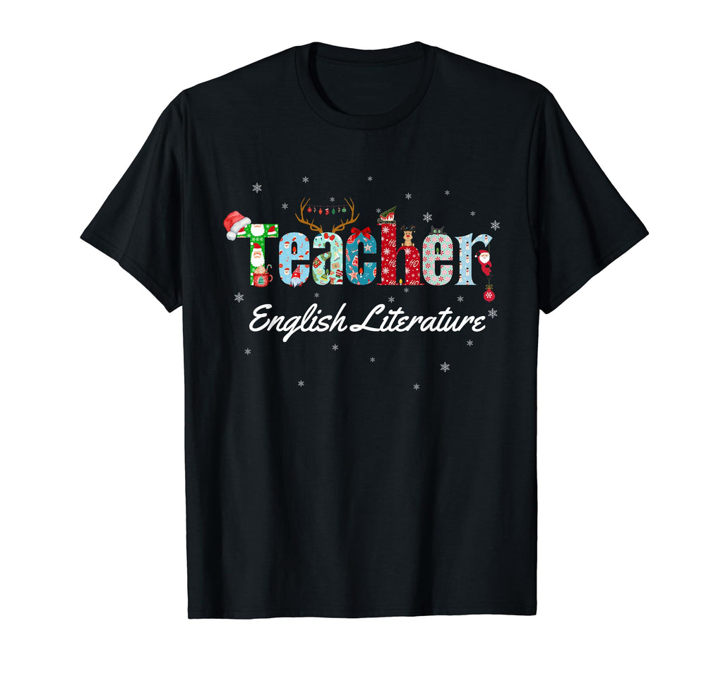 Teacher Cheer Happy Holiday English T-Shirt - Novelty Apparel Unisex - T-Shirt, Sweatshirt, Hoodie