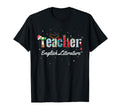 Teacher Cheer Happy Holiday English T-Shirt - Novelty Apparel Unisex - T-Shirt, Sweatshirt, Hoodie