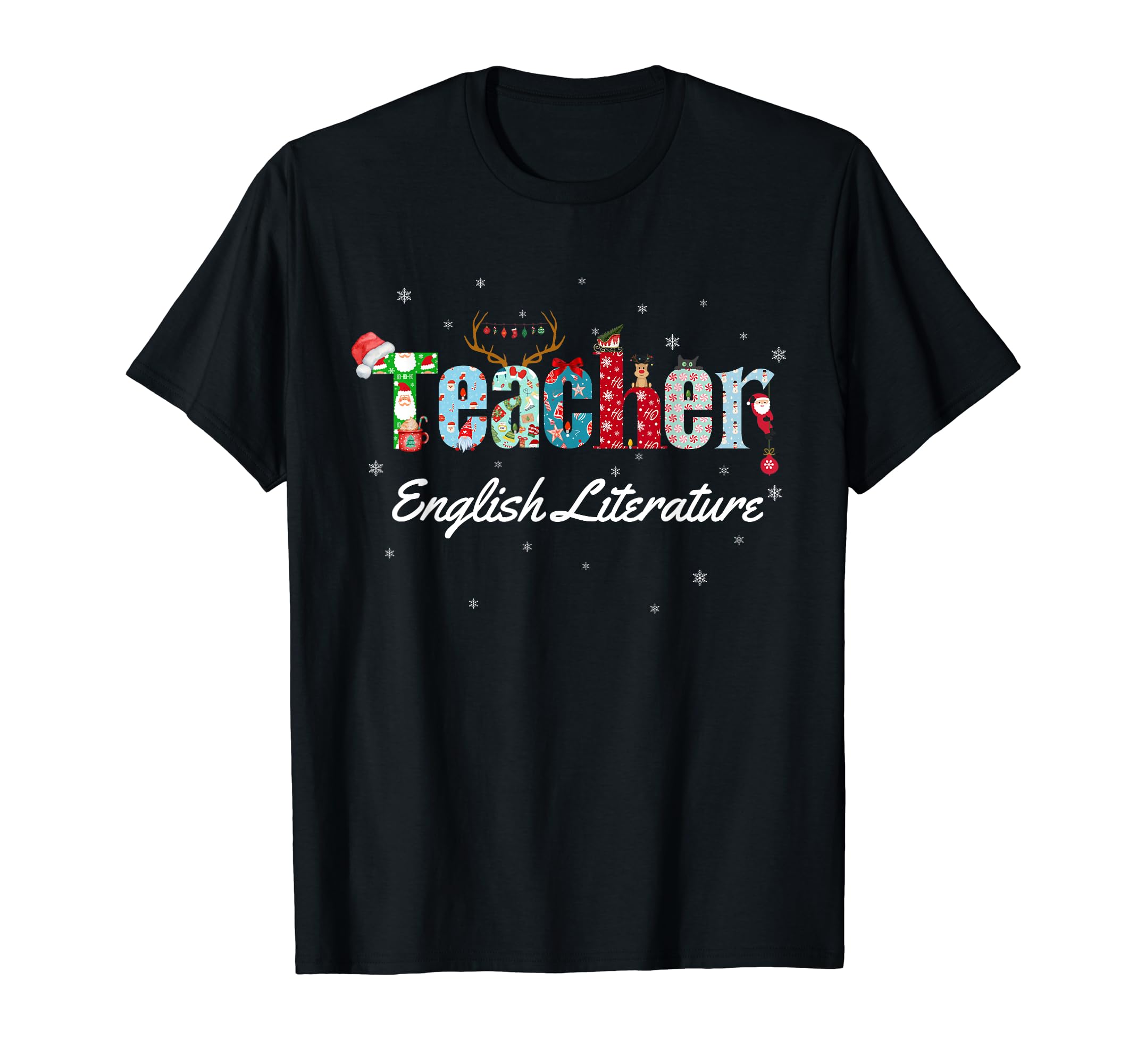 Teacher Cheer Happy Holiday English T-Shirt - Novelty Apparel Unisex - T-Shirt, Sweatshirt, Hoodie