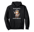 Funny Hold Partner Im Overstimulated Hoodie - Unique Graphic Unisex - T-Shirt, Sweatshirt, Hoodie