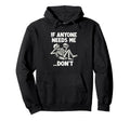 Funny Introvert Skeleton Anti Social Hoodie - Fun Novelty Design Men Women - T-Shirt, Sweatshirt, Hoodie