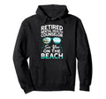 Sunglasses Beach Retired Mental Health Hoodie - Unique Graphic Unisex - T-Shirt, Sweatshirt, Hoodie